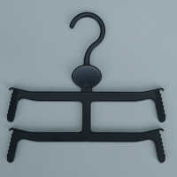 Double Bottom Hanger - Color: Black