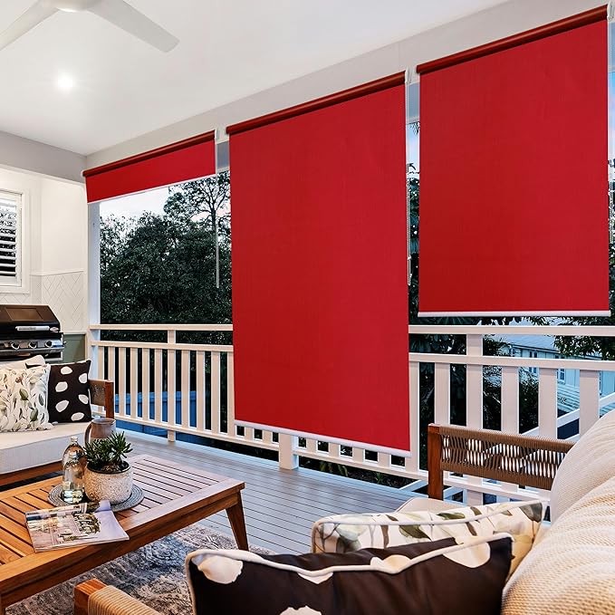 Roller Blinds - Color: White