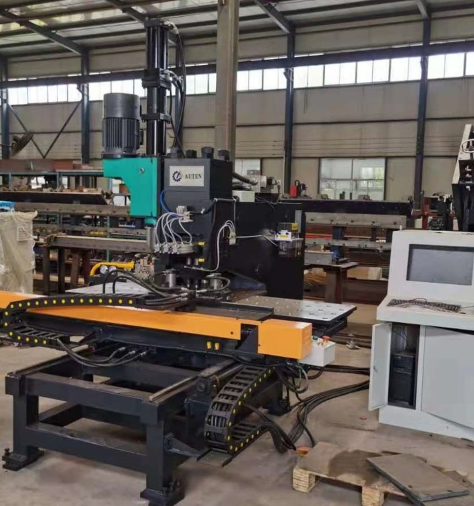 26mm Punching Diameter CNC Plate Punching Marking Drilling Machine 14*10*19mm Character Size