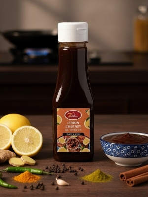 300Gm Seven Crystal Lemon Chutney - Feature: No Added Colour