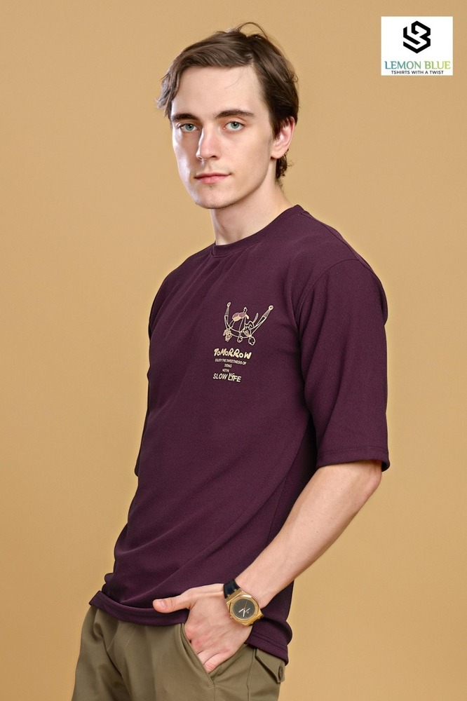 Mens Color Shoulder T-Shirt