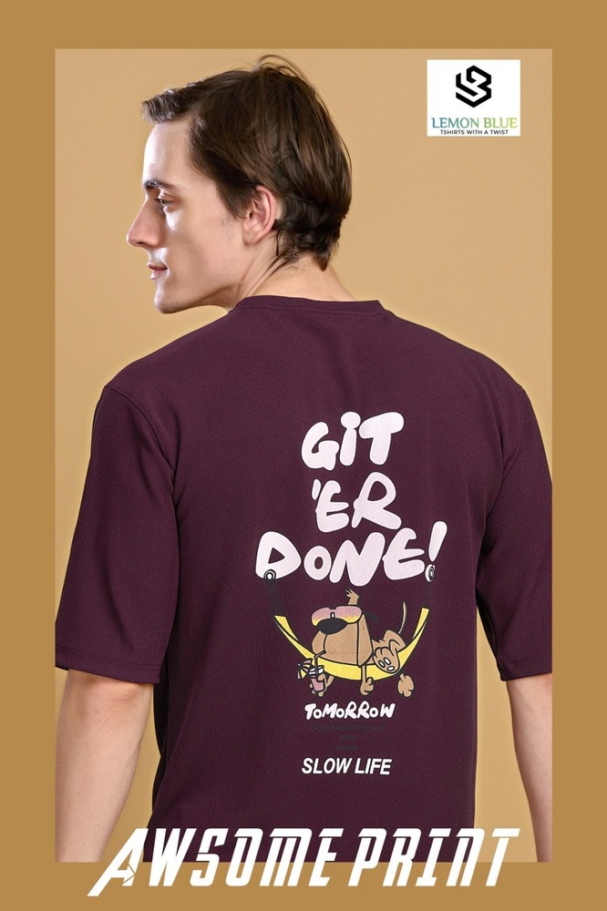 Mens Color Shoulder T-Shirt