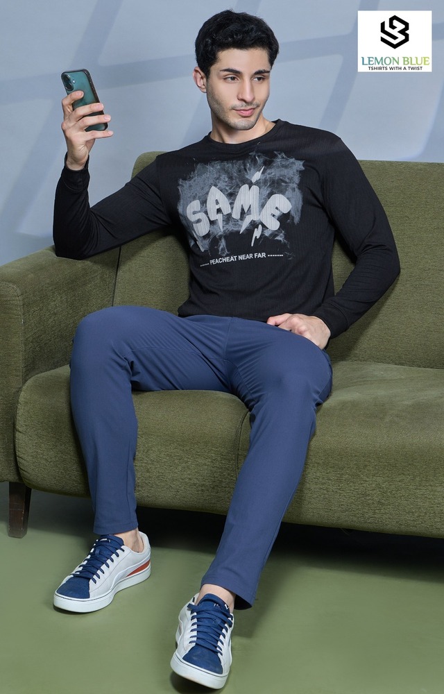 Full Sleeve With Puff Print T-Shirt