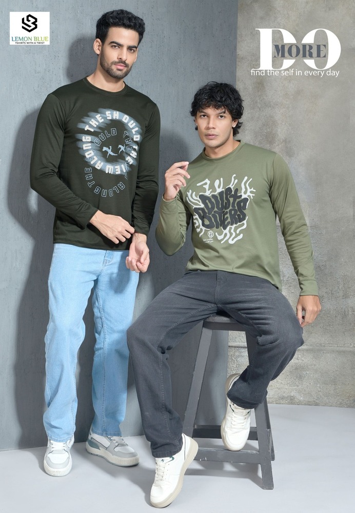 Basic Round Neck Puff Print With Hand Cuff Tshirt