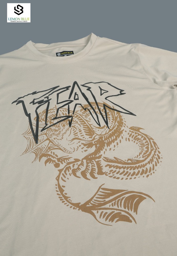 Mens White Full Sleeves Printed Round Neck T-Shirt - Color: Different Available