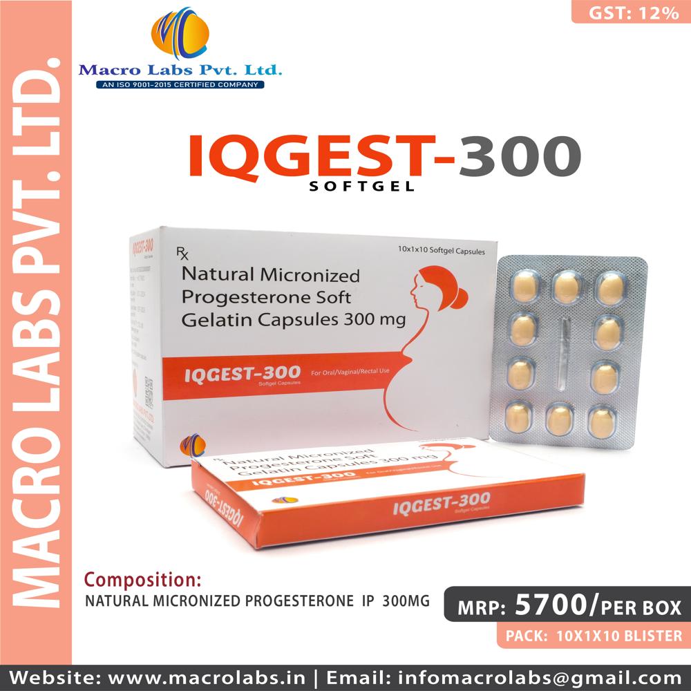 Natural Micronized Progesterone 100 Mg (Gelatin Capsule )