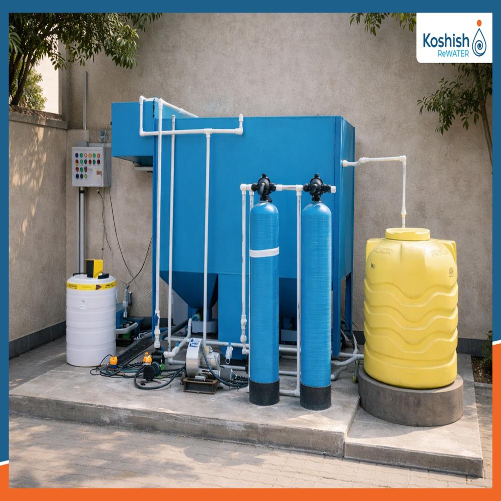 Effluent Treatment Plant For Cement Industry - Application: Flushing And Floor Cleaning