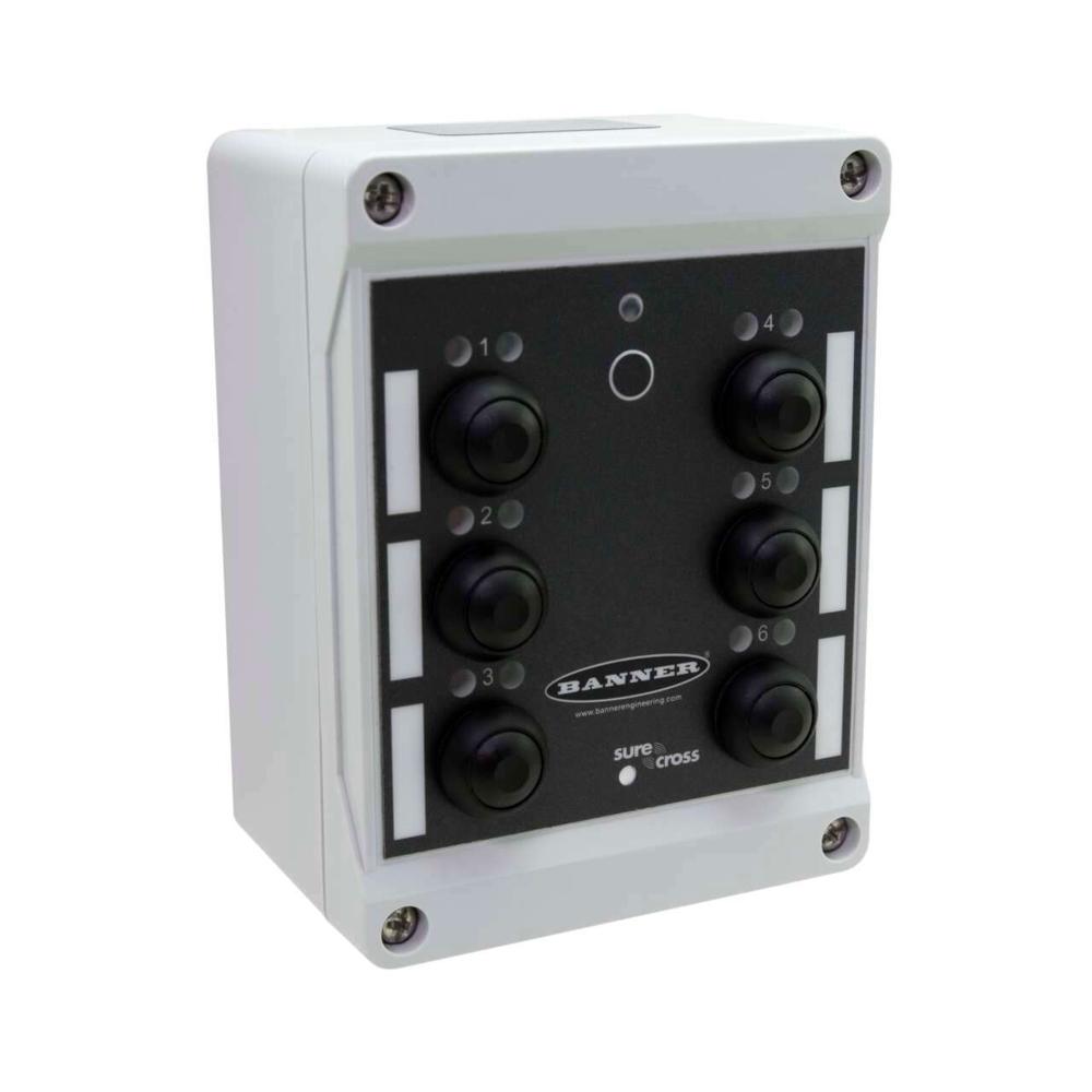 Dx80N9Q120Bl-Rg Button & Light Pendant - Ip Rating: Ip67