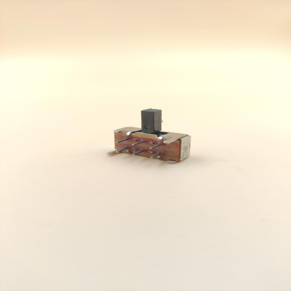 Slide Switch Without Screw L Type 6 Pin Center Off 