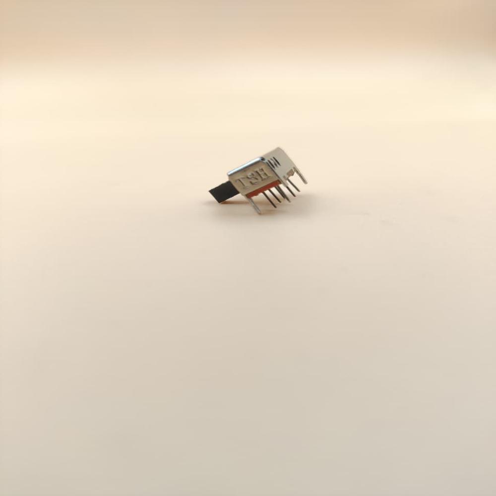 Slide Switch Without Screw L Type 6 Pin Center Off 