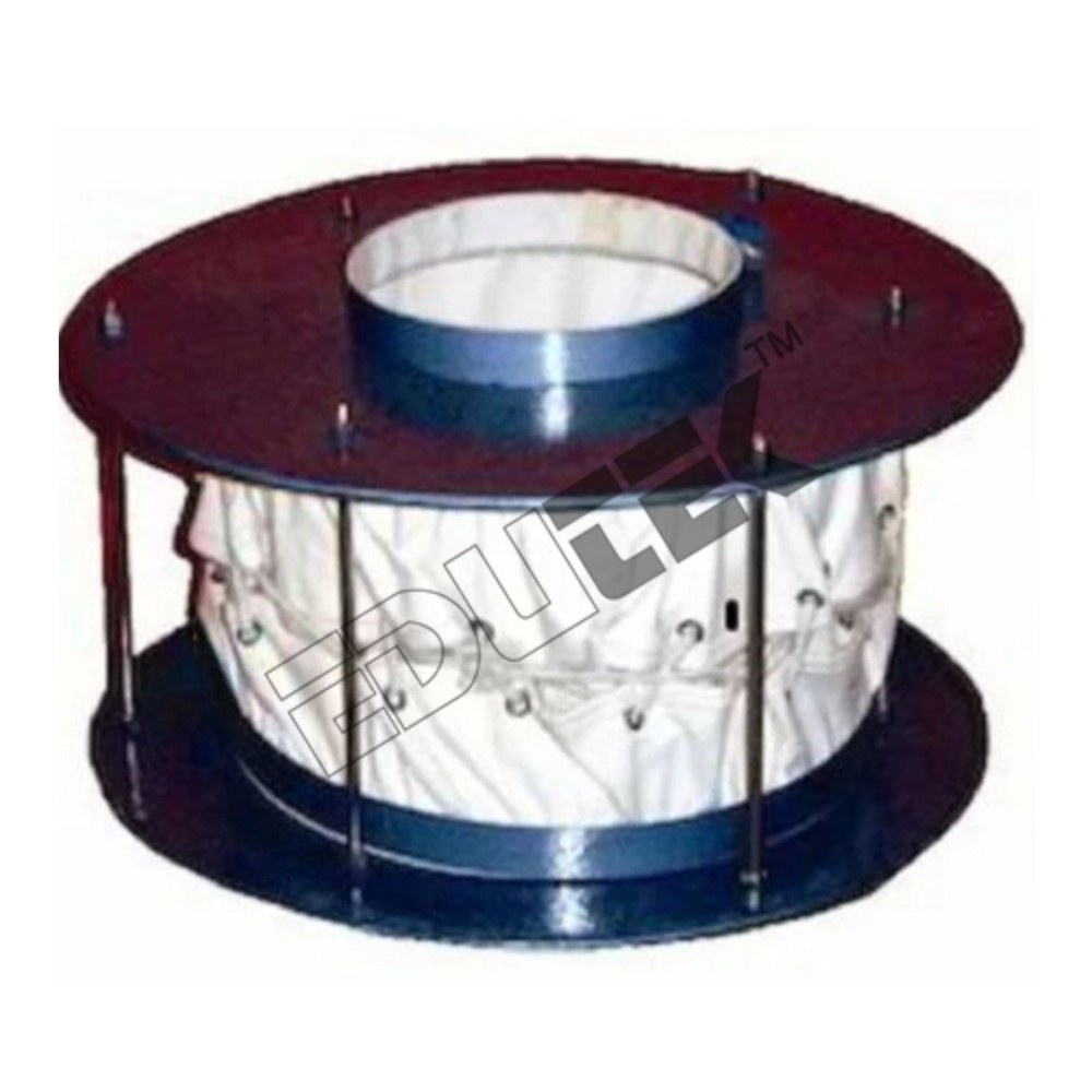 Polishing Pan - Mild Steel, 12" X 8" Size With 7" Neck Opening , Dark Brown Canvas Lining For Efficient Tablet Polishing In Coating Pans