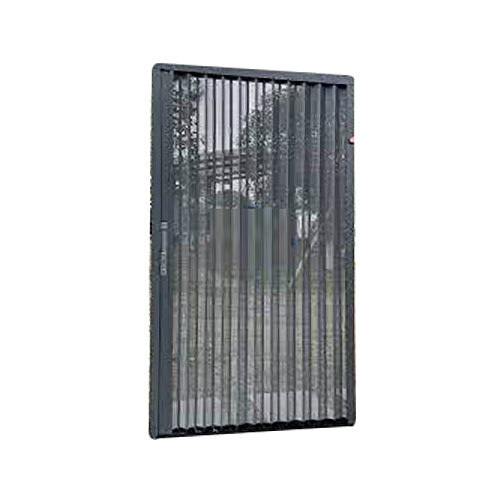 Alumnium Pleated Security Doors - Application: Exterior