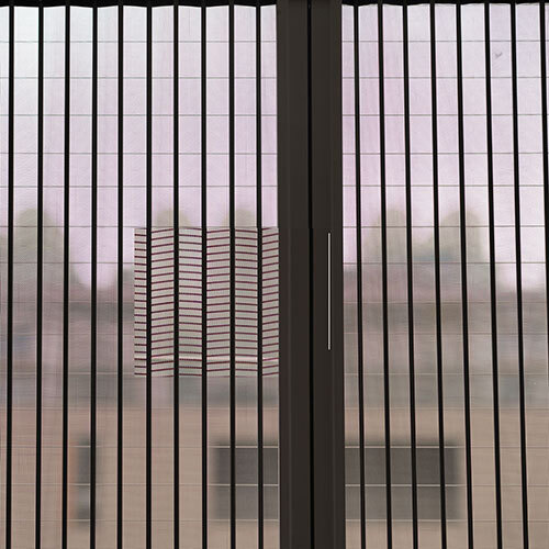 Ss 304 Pleated Security Doors - Application: Exterior