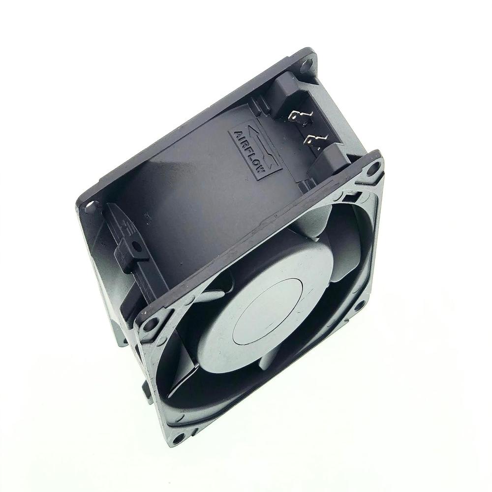 NMB MAT 3115PS-12T-B30 115V-AC 50/60HZ 9/7W 3200RPM 8CM Size 8038mm METAL Industrial Axial FanNMB MAT 3115PS-12T-B30 115V-AC 50/60HZ 9/7W 3200RPM 8CM Size 8038mm METAL Industrial Axial Fan