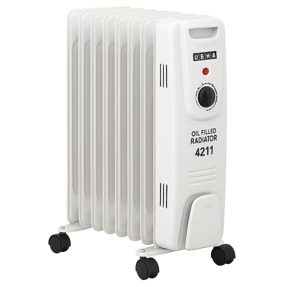 Oil Filled Radiator Heater - Color: Black