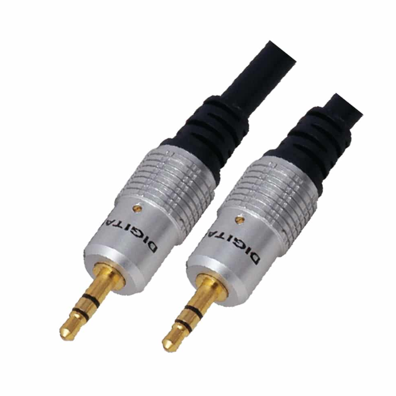 Mx Ep Stereo Plug 3.5 Mm To Mx Ep Stereo 3.5 Mm Cord Gold Plated Aux Cable  1.5 Meters - Dimension (L*W*H): 10  Centimeter (Cm)