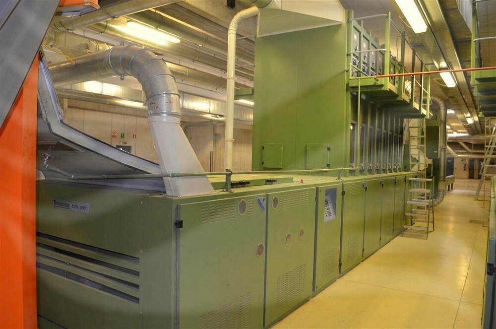 Trutzschler Cvt-4 Blow Room Machine - Color: Green