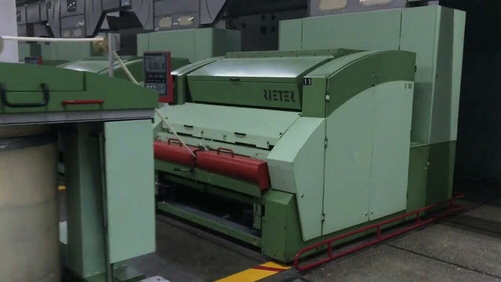 Rieter C 60 Carding Machine - Color: Green