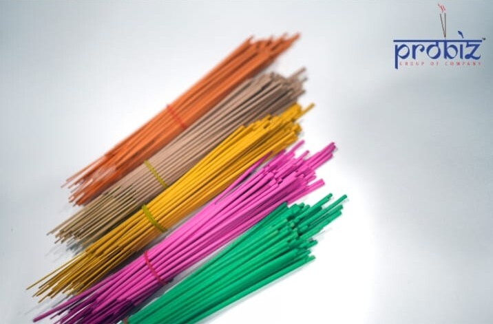 Colour Raw Incense Stick - Color: Multicolour
