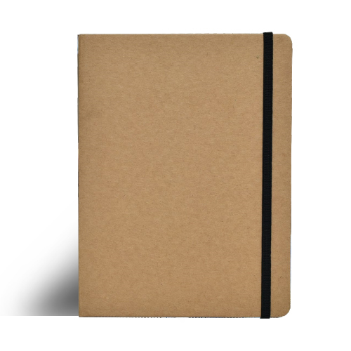A23 A5 Kraft Notebook Diary - Binding: Perfect Binding