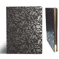 A24 Gold Edge Antique Diary - Color: Black