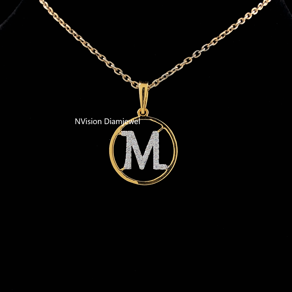 M' to the Max Shine Bright in 18KT Gold & Natural Diamonds