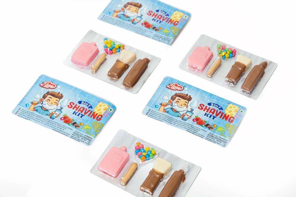 Shaving Kit Shape Chocolate