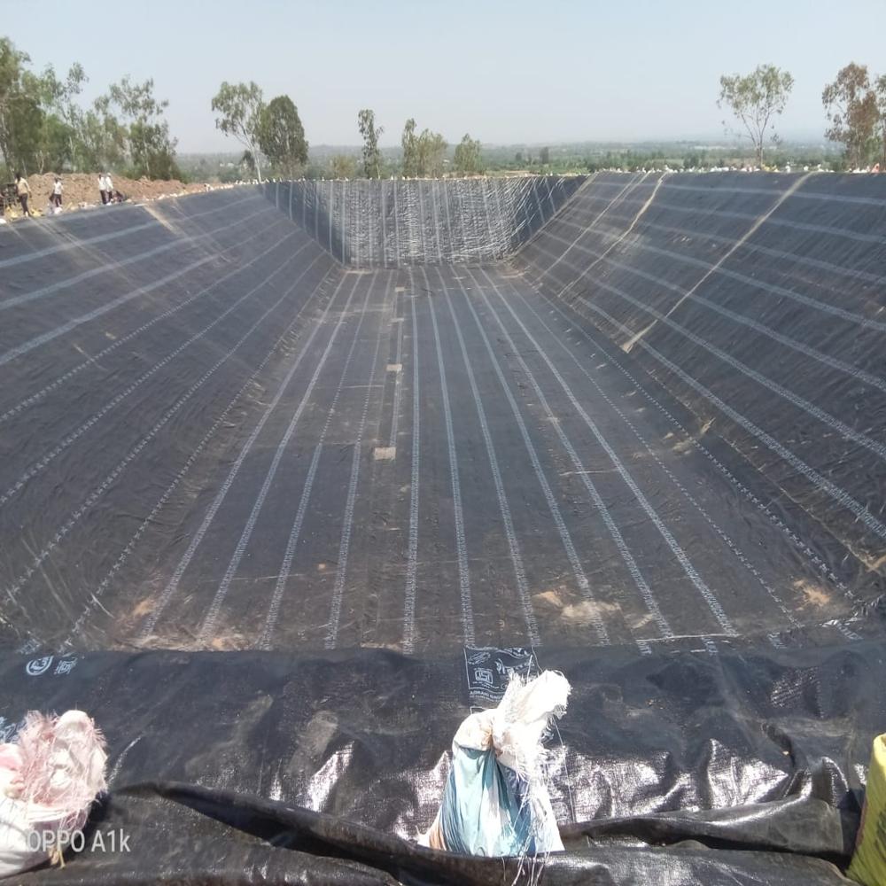 Hdpe Geomembrane Sheet - Custom Sizes Available | Blackout, Waterproof, Shrink-resistant, Recyclable Materials In Various Colors