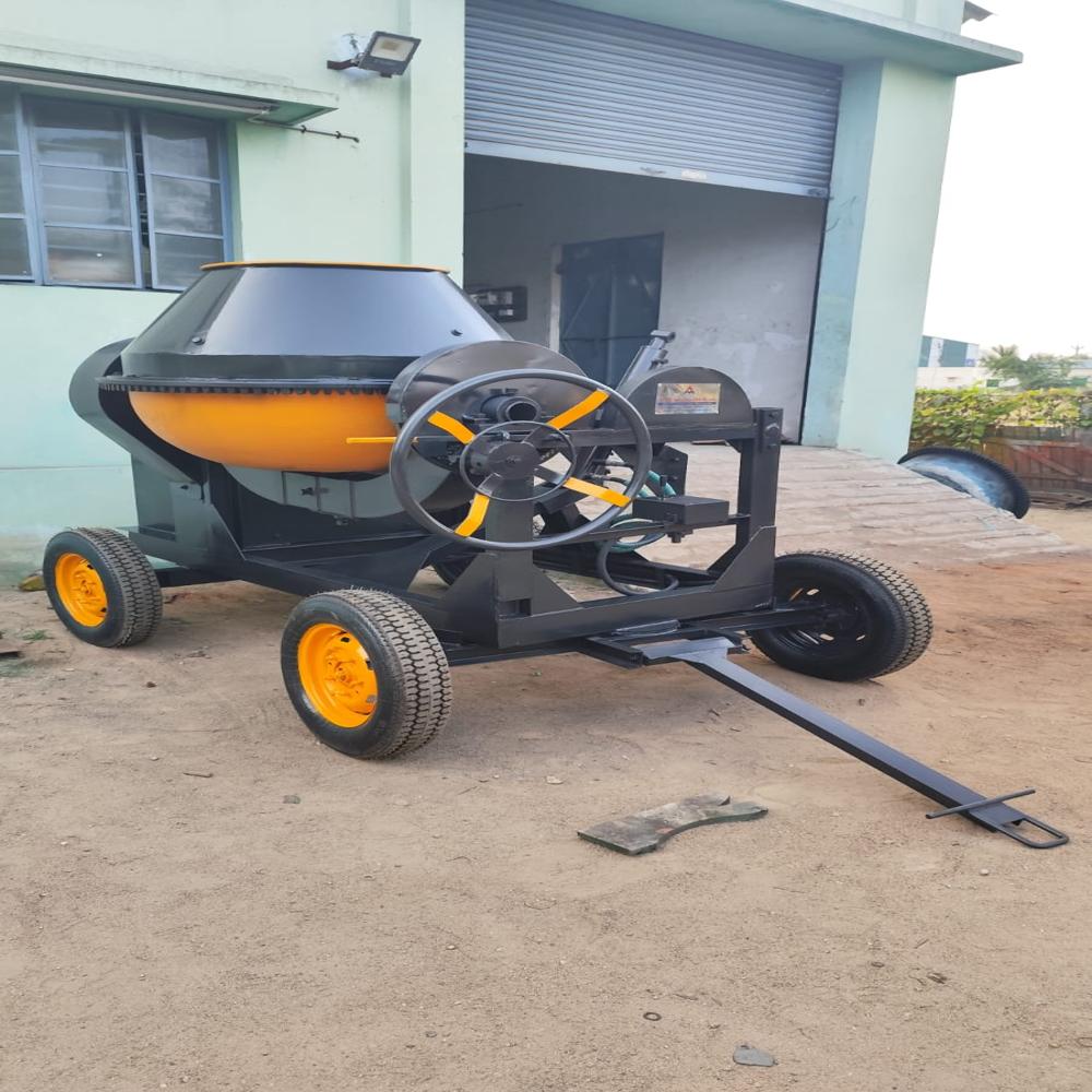 Concrete Mixer with Hydraulic Hopper