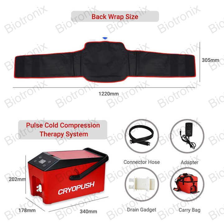 Motorized Cold and Compression System with 4 Joint Attachments
