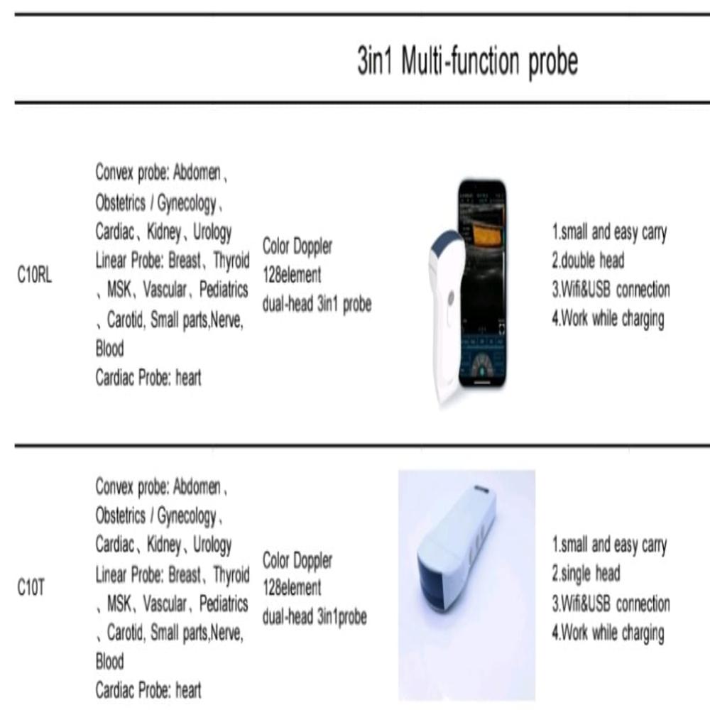 WiFi Ultrasound Color Doppler