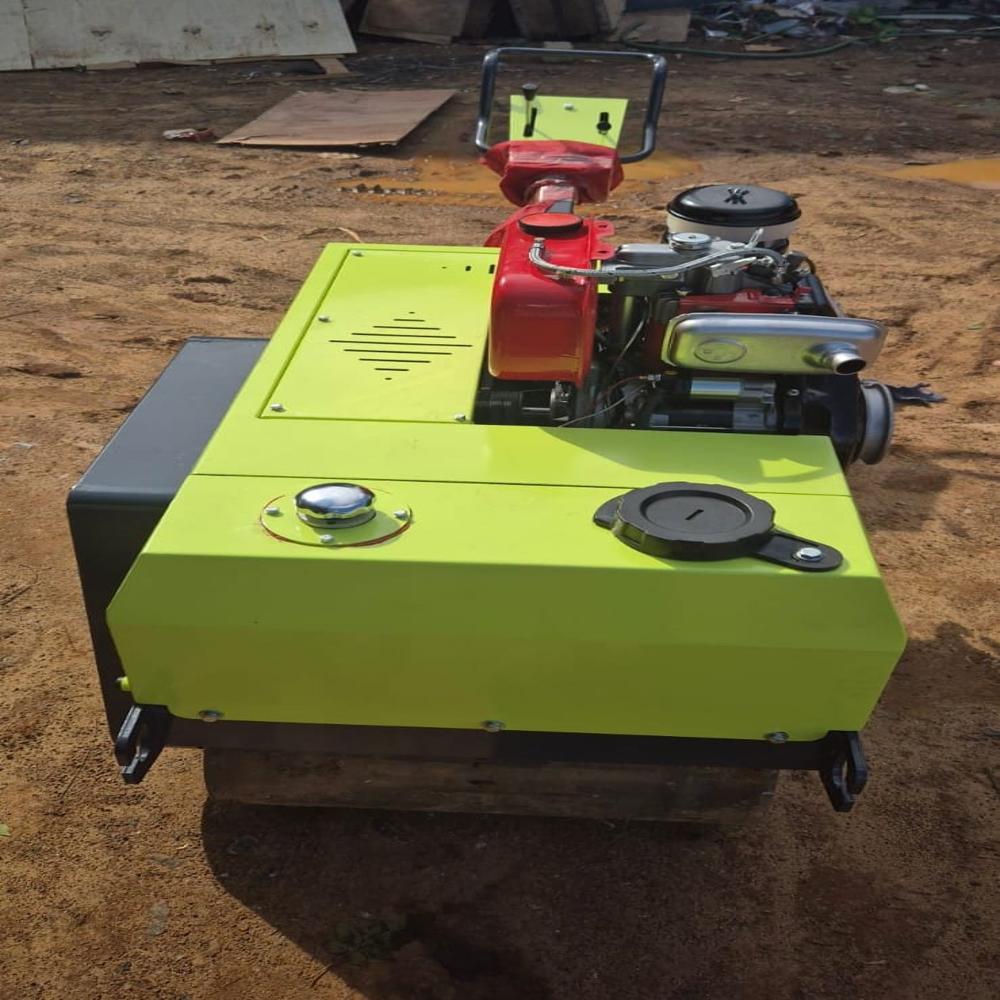 Double Drum Walk Behind Roller - Capacity: 35 Ltr