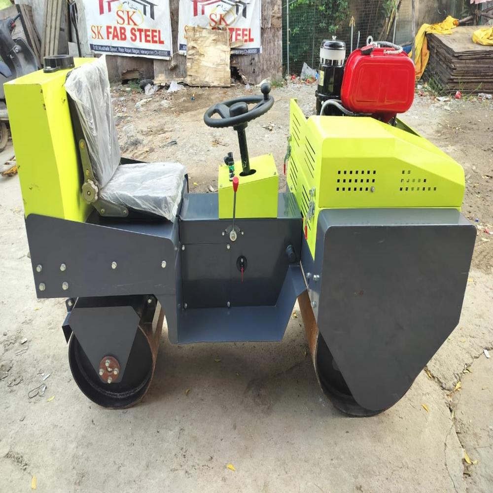 Double Drum Walk Behind Roller - Capacity: 35 Ltr