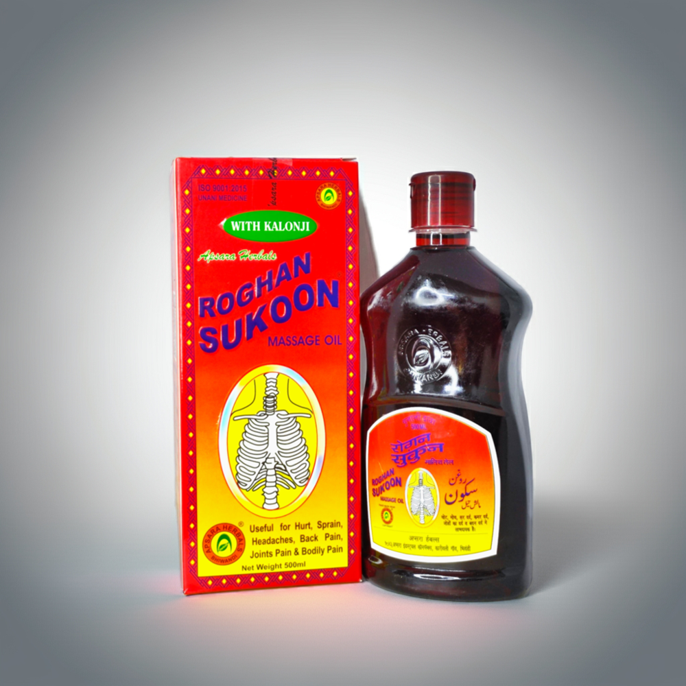 Roghan Sukoon Massage Oil 500Ml - Direction: As Directed By The Physician