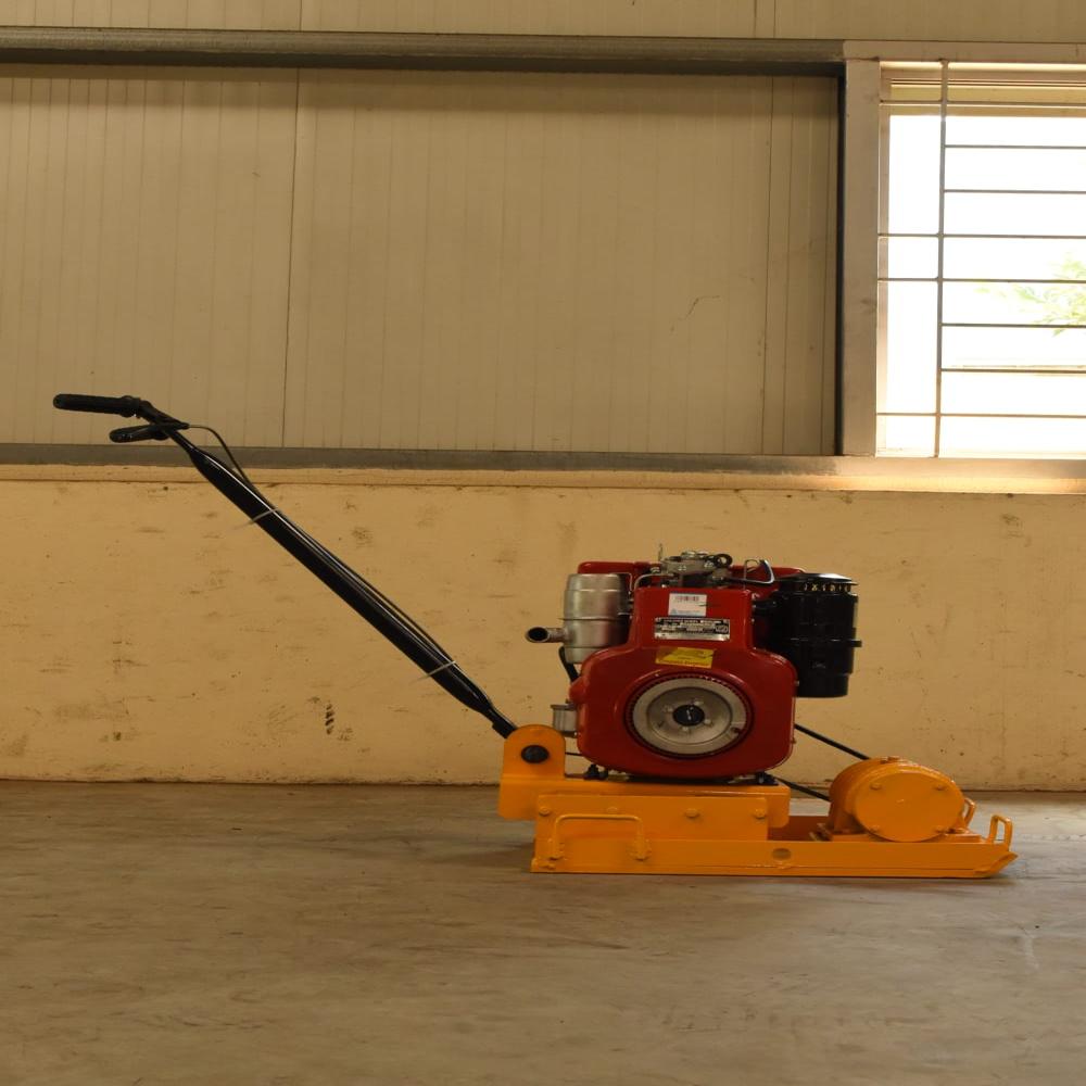 Plate Compactor With 1520 Greaves Diesel Engine - Color: Yellow