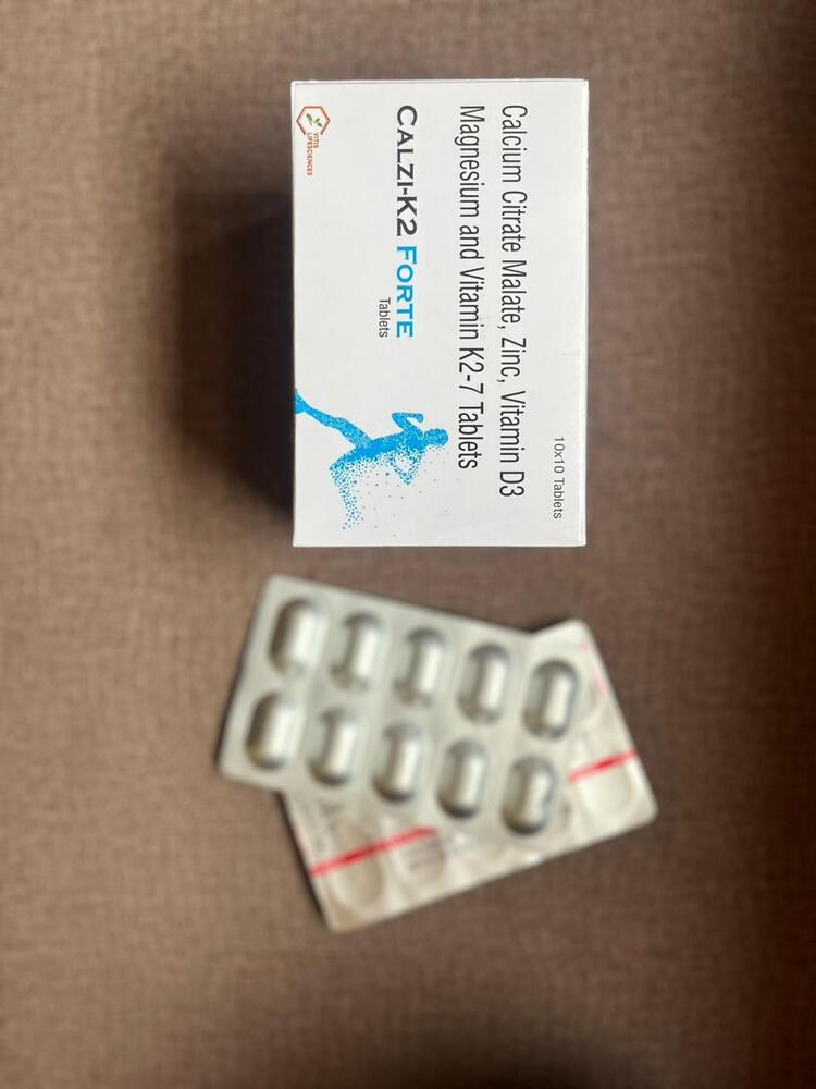 Calcium Citrate Malate, Zinc, Vitamin D3 Magnesium And Vitamin K2-7 Tablets - Storage Instructions: Store In A Cool