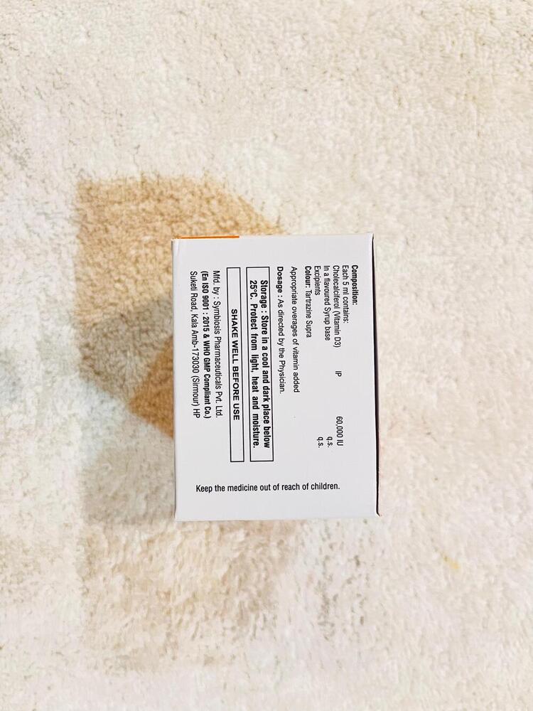 Vitamin D3 Oral Solution - Dosage Form: Liquid