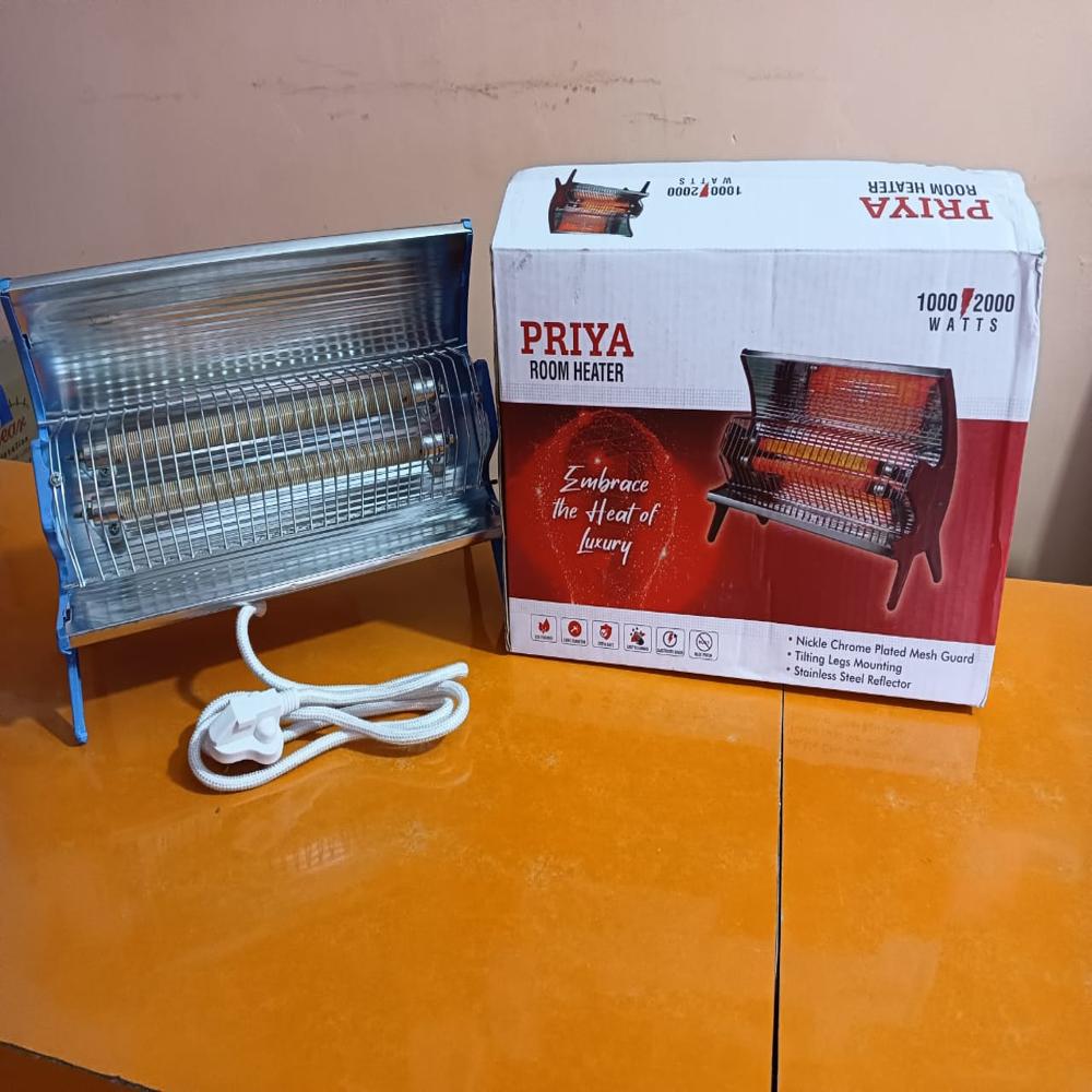 Double rod electric heater