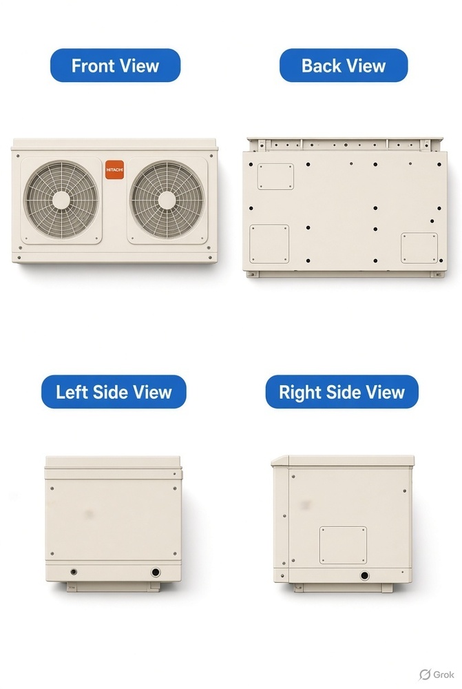 Hitachi Ductable Air Conditioner - Capacity: 5.5 Ton