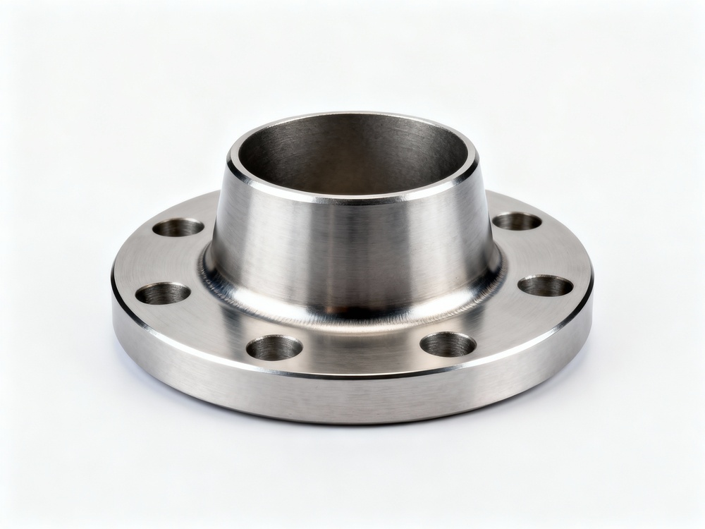 Alloy Steel Weld Neck Flanges - Color: Silver
