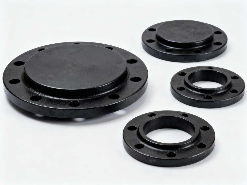 Carbon Steel Blind Flange - Color: Black