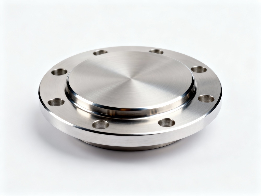 Stainless Steel 316L Blind Flange - Color: Silver