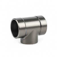 Alloy Steel Buttweld Tee - Color: Silver