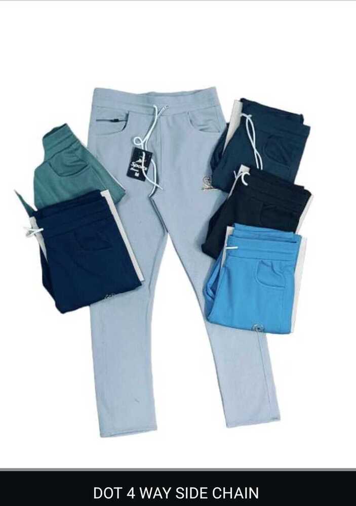 Four Way Side Chain Mens Track Pant - Color: All Color