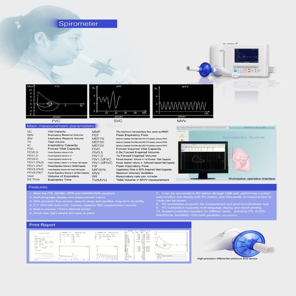 Spirometer Machine - Accuracy: 100 %