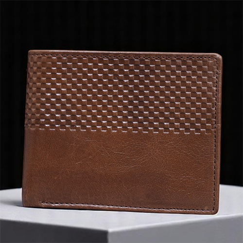 Leather Wallet - Color: Brown