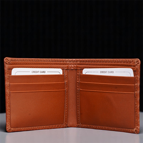 Leather Wallet - Color: Brown