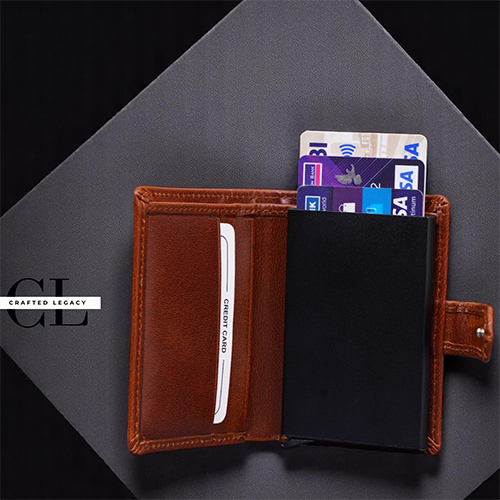 Mini Wallet - Color: Brown