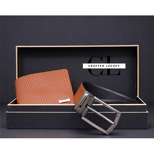 Leather Wallet And Belt Combo - Features: High-quality Products With Durable Finish
