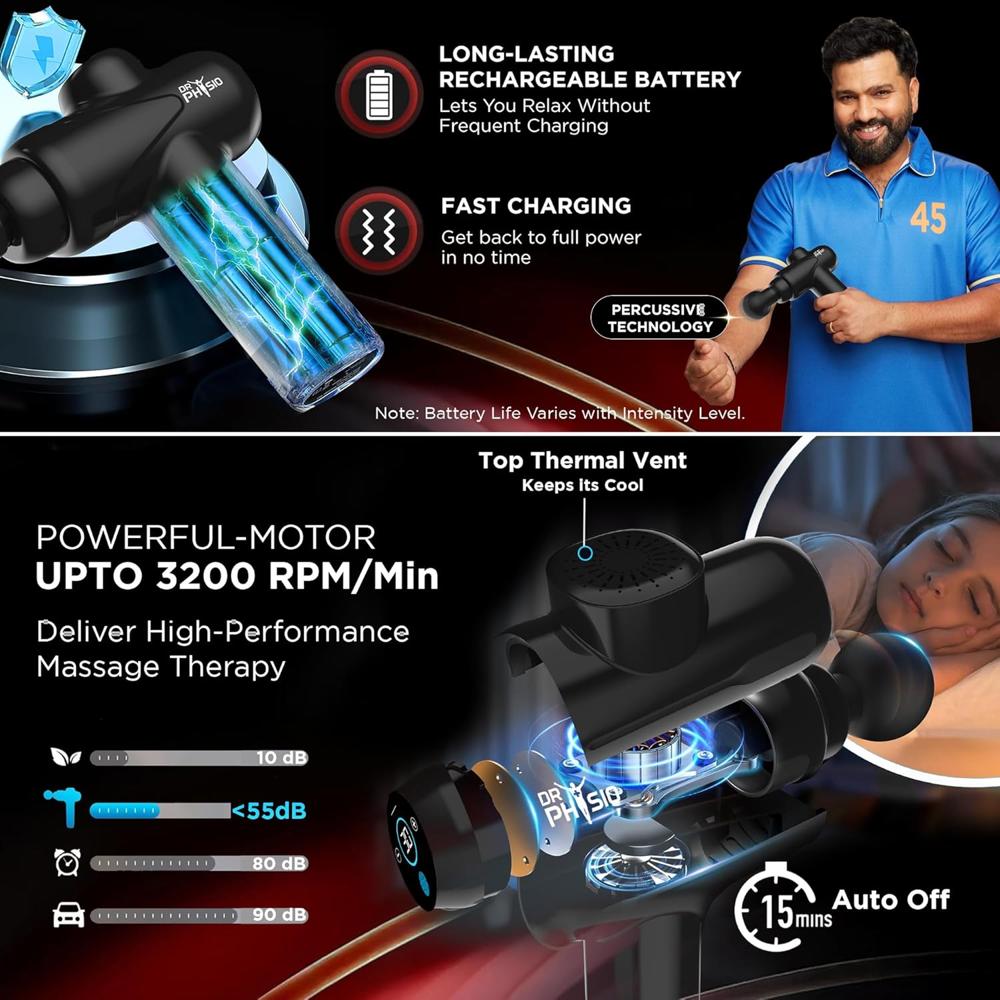 DR PHYSIO TOUCH DYNAMO GUN  MASSAGER - 1049